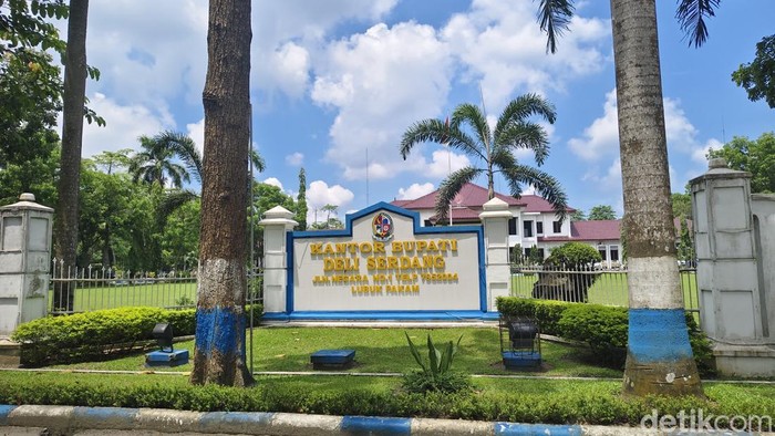 Kantor Bupati Deli Serdang. (Ahmad Arfah/detikSumut)