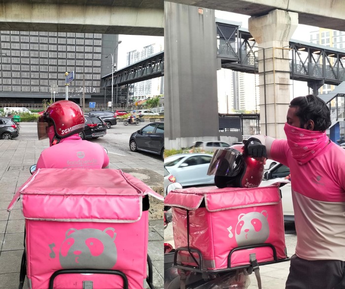 Keren! Pengantar Makanan Ini Punya 2 Pekerjaan Sampingan