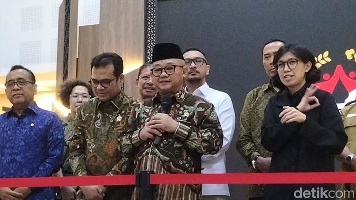 Menteri Pendidikan Dasar dan Menengah (Mendikdasmen) Abdul Muti. (Mauliani/detikcom)