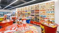 Wow! Di Korea Ada Minimarket yang Punya Perpustakaan Mie Instan