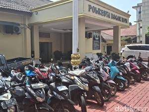 Terungkap TKP Penampungan Motor Hasil Tarikan Debt Collector di Bogor
