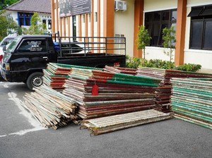 Bolak-balik Tipu Persewaan Scaffolding di Temanggung, 2 Pria Ditangkap