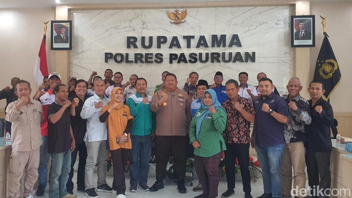 Polres Pasuruan Gelar Silaturahmi dengan Serikat Pekerja Jelang May Day