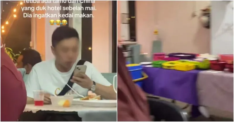 salah mengira acara open house jadi restoran