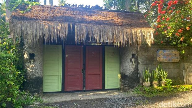 Suasana rumah masa kecil Luna Maya di Desa Sengkidu, Kecamatan Manggis, Karangasem, Bali yang kini jadi bungalow, Selasa (29/4/2025).