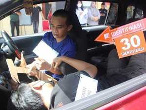 Rekonstruksi Ungkap Sadisnya Yoga Bunuh Driver Online di Bantul