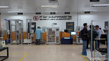 Laptop ini diproduksi di fasilitas milik PT Sat Nusapersada di Batam, Kepulauan Riau. Foto: Virgina Maulita Putri/detikINET