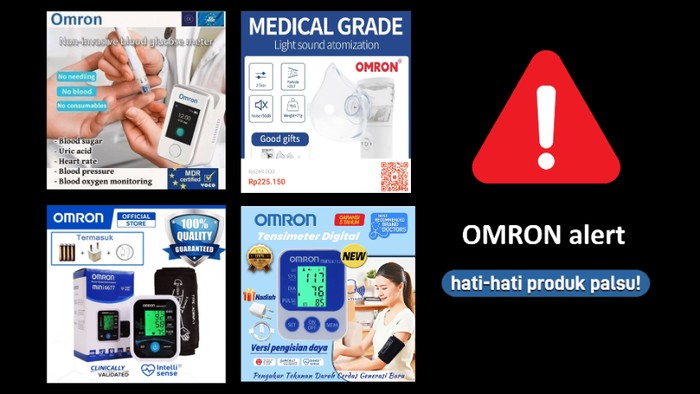 Waspada Produk Palsu & Penipuan Mengatasnamakan OMRON Resmi