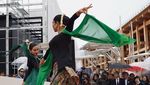 Kenalkan Budaya RI di Jepang, Ariel Tatum Jaipongan