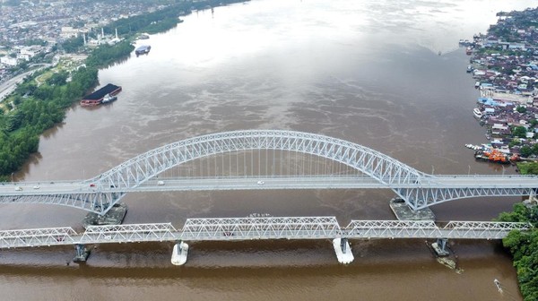BBPJN Uji Stabilitas Jembatan Mahakam I Pasca Tabrakan Kapal