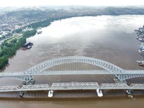 BBPJN Uji Stabilitas Jembatan Mahakam I Pasca Tabrakan Kapal