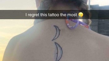 Tato yang paling disesali seseorang. Foto: reddit via Bored Panda