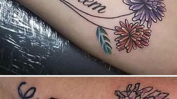 Tato pertama seseorang. Apakah tato ini termasuk gagal? Foto: Asylum_Princess via Bored Panda