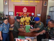 Berkas Perkara-2 Penembak 3 Polisi di Lampung Diserahkan ke Otmil Palembang