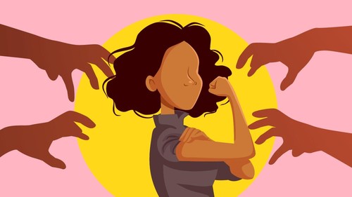 Ilustrasi kekerasan seksual (Denny Putra/Tim Infografis)