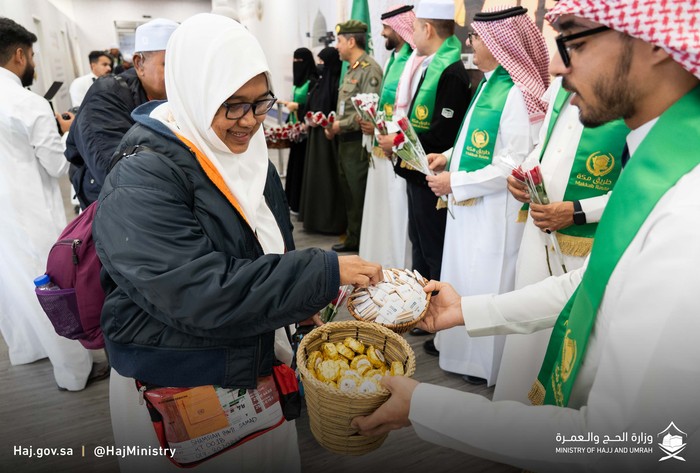 Jemaah haji 2025 asal Malaysia tiba di Arab Saudi, Selasa (29/4/2025).