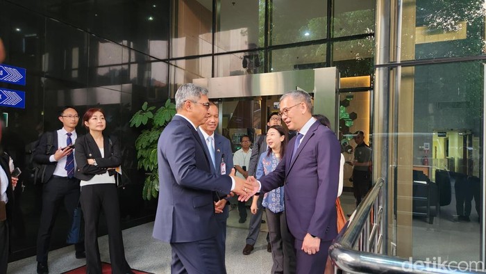Komisi Pemberantasan Korupsi (KPK) menerima kunjungan dari Independent Commission Against Corruption (ICAC) Hong Kong, atau KPK Hong Kong. (Adrial/detikcom).