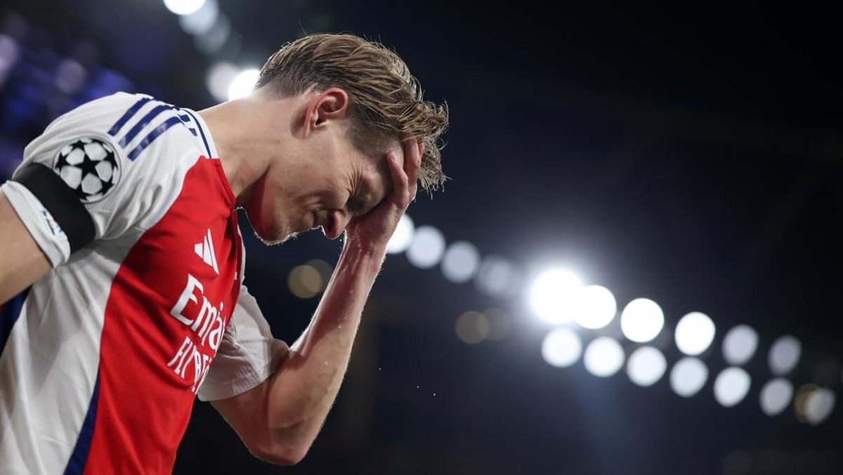 Kapten Arsenal, Martin Odegaard. (Foto: Catherine Ivill - AMA/Getty Images)