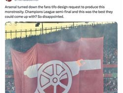 Meme Arsenal Keok dari PSG, Koreografi Suporter Diejek