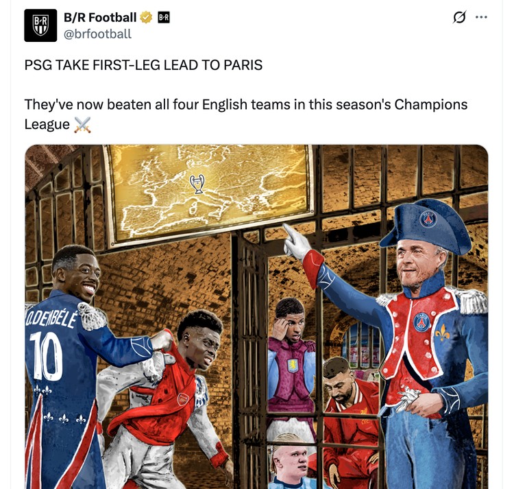 Meme Arsenal PSG