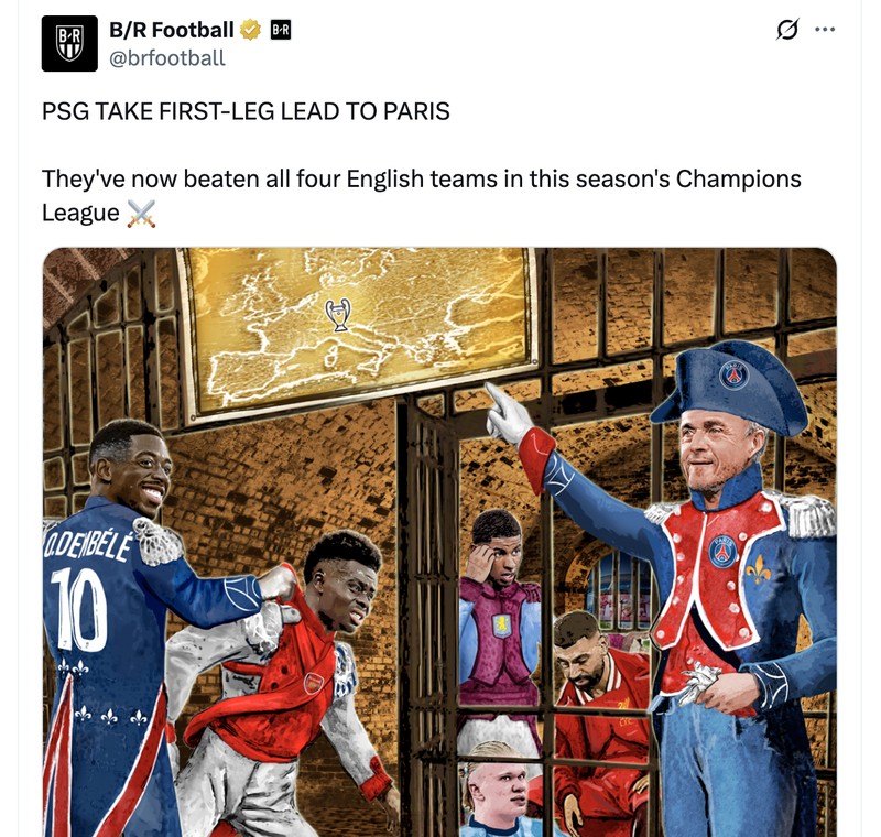 Meme Arsenal PSG