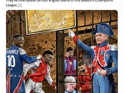 Meme Arsenal Keok dari PSG, Koreografi Suporter Diejek