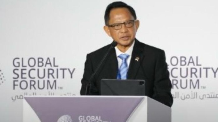 Mendagri Tito Karnavian menjadi pembicara di Global Security Forum (GSF) di Qatar.