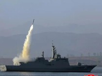 Korut Uji Coba Senjata pada Kapal Perang Terbaru, Diawasi Kim Jong Un