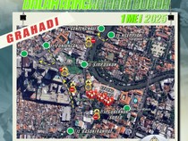 Simak Titik Pengalihan Arus Lalin di Kota Pahlawan Selama Aksi Mayday 2025