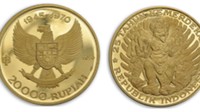 URK Seri 25 Tahun Kemerdekaan RI TE 1970 Pecahan Rp20.000.  Tanggal pencabutan 30 Agustus 2021. Jangka waktu dan tempat penukaran: Kantor Pusat Bank Indonesia 29 Agustus 2031, Kantor Perwakilan Bank Indonesia dalam Negeri: 29 Agustus 2031