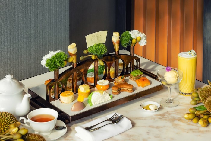 Di Thailand Kini Ada ‘Afternoon Tea’ Mewah sambil Makan Durian Mon Thong