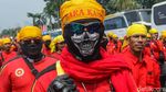 Gelombang Buruh Geruduk DPR Serukan Keadilan Pekerja