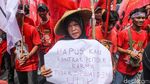 Gelombang Buruh Geruduk DPR Serukan Keadilan Pekerja