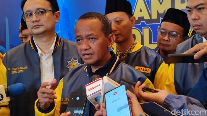 Ketua Umum Golkar Bahlil Lahadalia (Taufiq/detikcom).