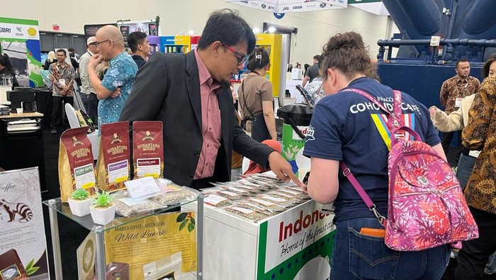 Kopi asal RI mejeng di Houston, Texas, Amerika Serikat (AS).