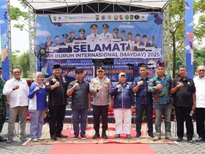 May Day di Riau Berjalan Damai, Diisi Syukuran hingga Tanam Pohon