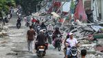 Ratusan Bangli di Jalur Air Bekasi Akhirnya Rata dengan Tanah