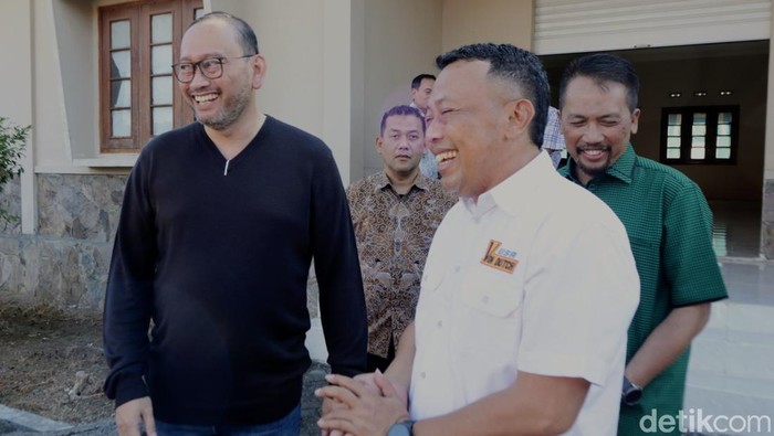 Sekjen Kemensos saat berkunjung Ponorogo