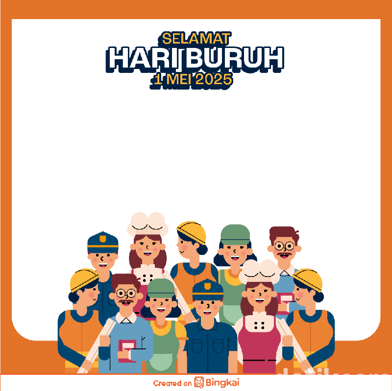 Twibbon Hari Buruh 2025
