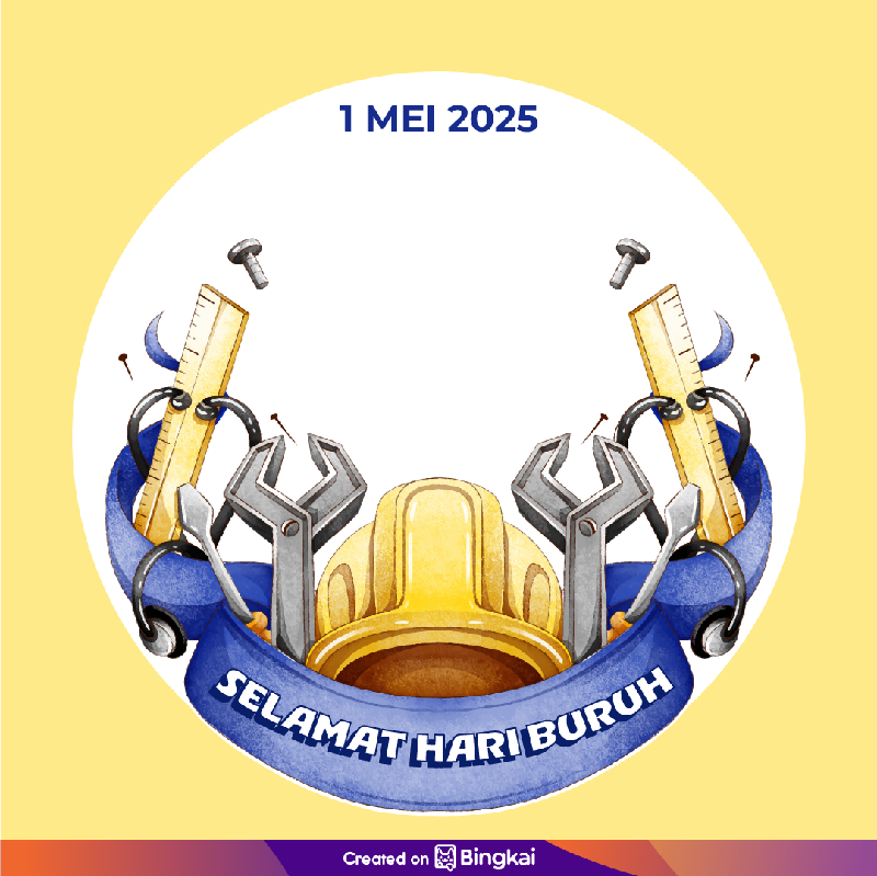 Twibbon Hari Buruh 2025