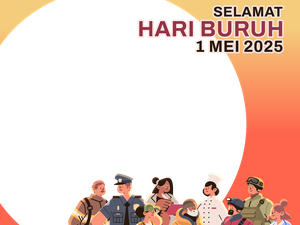 20+ Link Twibbon Hari Buruh 2026 Gratis, Cocok untuk May Day 1 Mei