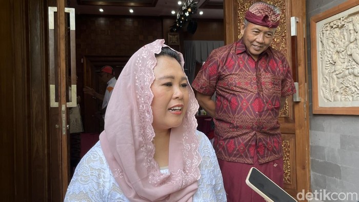 Yenny Wahid saat ditemui di Rumah Jabatan Gubernur Bali, Denpasar, Kamis (1/5/2025). (Foto: Rizki Setyo Samudero/detikBali)