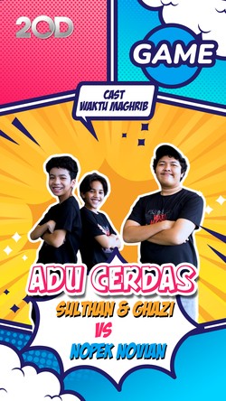 Video: Adu Cerdas Nopek Novian Vs 2 Artis Cilik, Menang Siapa?