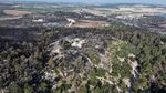 Asap Membumbung di Dekat Biara Latrun Akibat Kebakaran Hutan