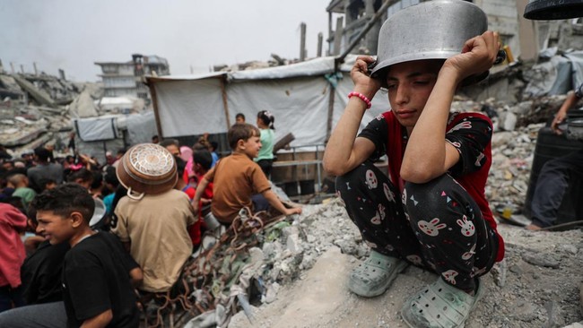 Kian Mencekam di Gaza Gara-gara Israel Blokir Bantuan