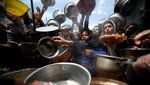 Dapur Umum di Gaza Terancam Tutup gegara Stok Makanan Habis