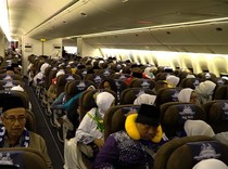 Garuda Angkut 4.158 Calon Jemaah Haji di Penerbangan Pertama