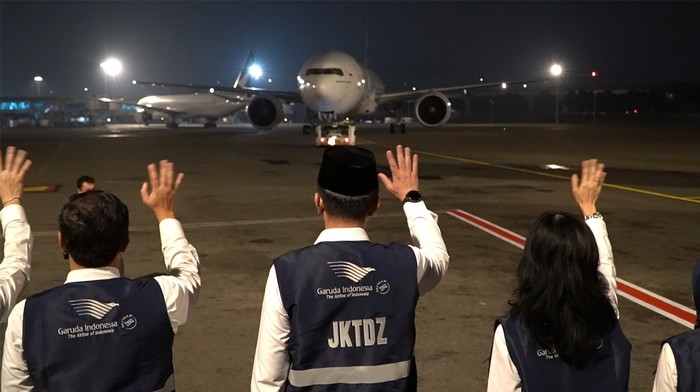 Garuda Indonesia bawa penerbangan haji Garuda Indonesia bawa penerbangan haji