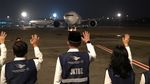 Potret Penerbangan Haji Fase I Garuda Indonesia