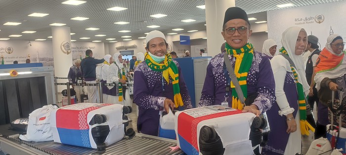 Jemaah haji kloter pertama tiba di Madinah
